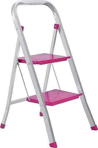 FRAMAR SLIMMY 2- Sgabello 2 gradini in acciaio verniciato portata 100kg.