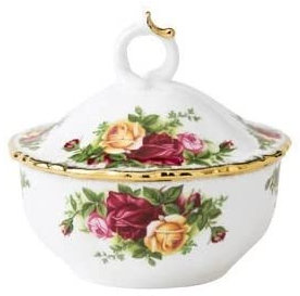 Generico Royal Albert Round Porcelain Box 12 cm Collection Old Country Roses