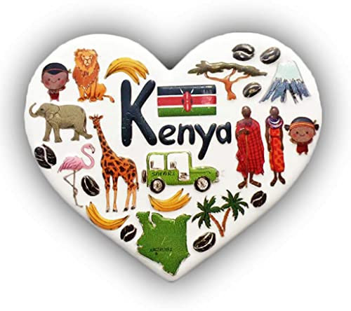 Kenya Kenya Fridge Magnet Refrigerator Magnet Decoration Magnet Sticker Souvenir Resin Crafts