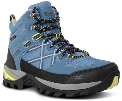 Regatta Samaris III Damen-Stiefel, Coronet Blue Lime Punch, 39 EU