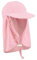 crazy bean Sonnenhut Kinder mit Nackenklappe Unisex für Schwimmbäder Strand Sonnenmütze für Mädchen Junge mit Verstellbarer Kinnriemen UV Schutz Rosa