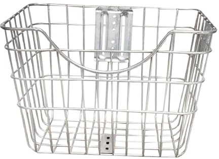 harayaa Front Bike Basket Bike Storage Basket Large Capacity, Easy Install, Bike Wire Basket Bike Accessories for Outdoor Hiking