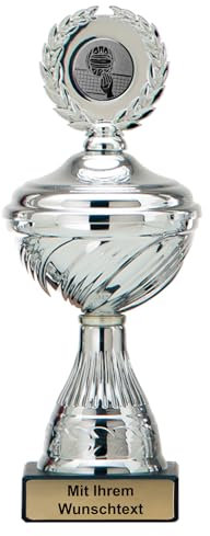 Deitert Pokale 6er Serie AK5385 Silber mit Deckel 18,5 cm