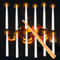 Tyreses Velas Flotantes con Varita, 12 Navidad velas Floating Mágicas Candles, Luces LED a Pilas Velas sin llama que Eléctrica Parpadeantes Decoración de casa, iglesia, fiesta, Halloween Navidad