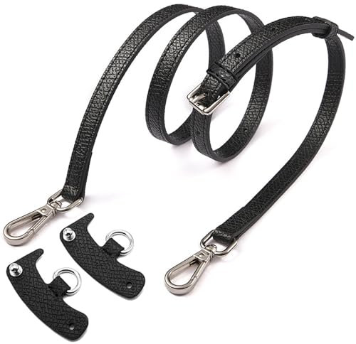 Schultergurt für Longchamp Tasche Damen,Tragegurt für Longchamp,Längenverstellbarer Ersatzriemen aus Leder,Handtasche No-Punch Transformationszubehör,Leder Schulterriemen Umhängegurt