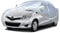 Favoto Abdeckplane Autoplane Winter Wasserdicht - Kratzfest Windfesten Atmungsaktiv Staubdicht Autoplane Kompatibel mit Toyota Yaris(1999-2024) Silber