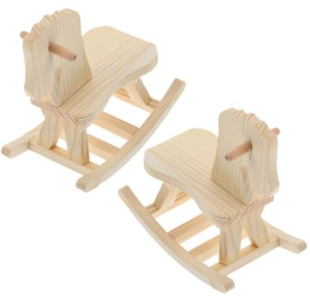 JOINPAYA 2stücke Teiliges Holz Schaukelpferd Bastelset Für Junge Mädchen Kreatives Spielzeug Zum Malen Und Zusammenbauen Für Vorschule Schule Und Zuhause Fördert Motorik Und