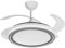 Ecoiluminaled Fabrilamp Ventilador Dc Bandido 59w Blanco/gris 4aspas 107d 5900lm 3500-4000-6500k Remoto Y Temporizador