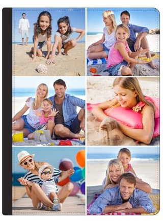 Personalised Case Compatible for All Apple iPad Models iPad 10th (Gen) 10.9, 9th (Gen) 10.2, 8th (Gen) 10.2-inch, 7th (Gen) 10.2, 6th (Gen), 5th (Gen) 9.7, iPad Air (6 Photos) Collage Layout