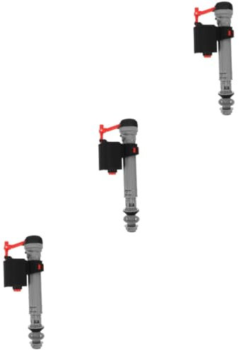 SHINEOFI 3 Stück Toilettenfüllventil für Spülkasten Langlebiges Kunststoffmaterial Einfache Installation Zuverlässige für Badezimmerzubehör Wasserinlass für Wc Teile