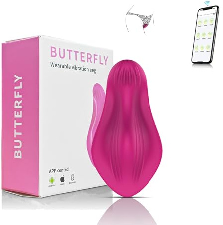 Remote Control Vibrator Sex Toys for Couples - Wearable Panty Vibrator with 9 Vibrating APP Remote Control Soft and Quiet Vibrators Love Eggs Pleasure Adult Toys for Men & Women