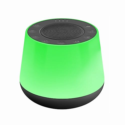 Macchina per Dormire con Rumore Bianco, con 32 Suoni rilassanti, Luce Notturna LED Colorata Intelligente, Strumento per Bambini