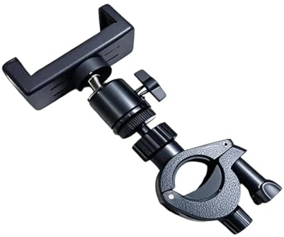 Marching Band Music Lyre Phone Holder for Trompete Clarinet Saxophon Oboe with 360° Rotation Adjustable Mount - Style B