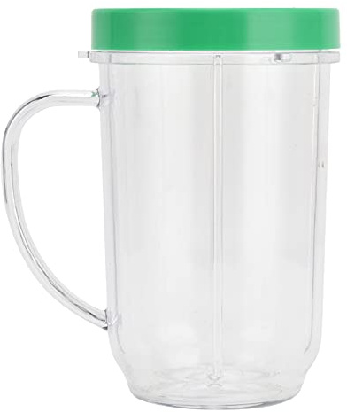 Blender Cup Replacement 16Oz for MB - 1001 Mixer | Green Identification Ring & Sturdy Food Grade PP | Spare Part/Accessory for Smoothies & Protein Shakes
