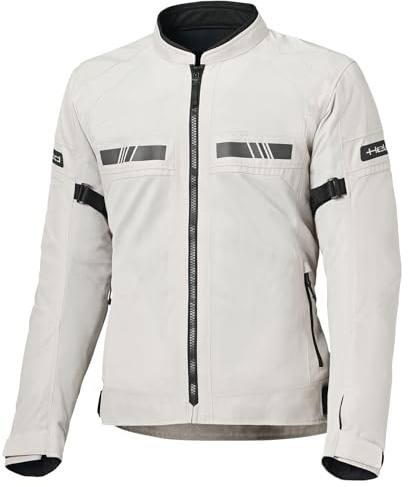 Held Tropic 4 Top Motorrad-Jacke Herren Grau 3XL | Sommer Motorradjacke mit Mesh – CE zertifiziert – D3O Ghost Level 1 Protektoren Schulter & Ellbogen – atmungsaktiv