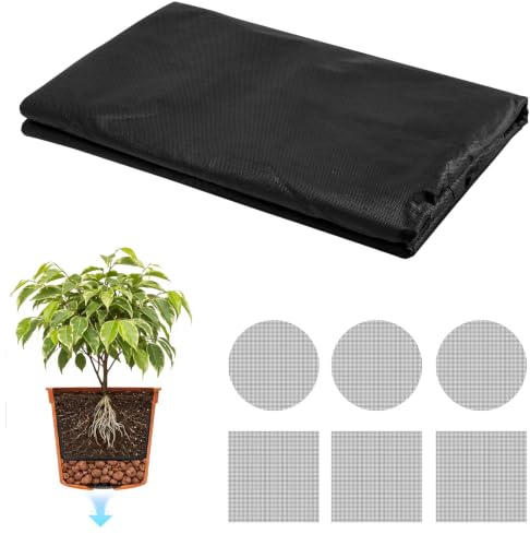 OZNXWRYY Vlies für Blumentöpfe, 2M x 1M, Non-Woven Drainagevlies