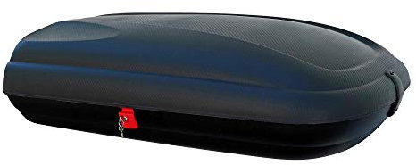 Dachbox VDPCA320 320Ltr carbonlook + Dachträger kompatibel mit Toyota Auris Touring ab 13 aufliegende Dachreling