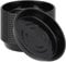 PINGEUI 15 Pack Black Plant Saucers, 25cm Plastic Flower Pot Drip Tray, Round Plants Garden Saucers for Indoor and Outdoor Plant Pots