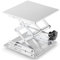 Labasics Laborhebebühne, 250 x 250 mm Lab Jack Scherenständer Hubtisch aus Edelstahl, Hebebühne Labor, Erweiterbarer Hebehöhenbereich von 100 mm bis 360 mm, Maximal Unterstützte Gewicht 20 KG