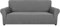 Ystyle Sofa überzug 3 Sitzer Mit Armlehne, Stretch Sofabezug rutschfest, Modern Sofa Cover Für Hunde Haustiere, Atmungsaktiv Couch überzug Mit Elastic Bottom, Hellgrau