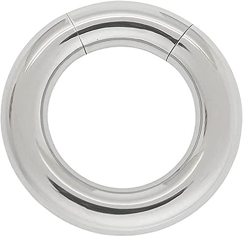 ACECHANNEL 316L Stainless Steel Rings Piercing Rings Genital Ring Tribal Rings Game Rings Women Men Rings (SSR 6 mm x 13 mm)