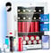 Klarstein Smart Beer Fridge, Glass Mini Fridge for Bedrooms, IoT/App Control, Quiet Small Fridge Wine Cooler, Indoor/Outdoor Home Bar Storage for Beverages, Soft Drinks, Removable Shelves, 3-18°C, 60L