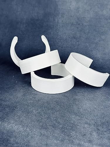 Pool Klammer für Abdeckplane/Poolabdeckung in 50 mm 10 Stück -z.B. passend für Intex Pools - Bestway Pools aus ABS - UV beständig (Weiß)