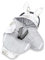 Einschlagdecke Babyschale Baby Decke 90x90 cm - Winterschlafsack Blanket Fußsack Kinderwagen Zubehör für Neugeborenen und Kleinkinder Winter Einschlagsdecken Minky Elefant Grau