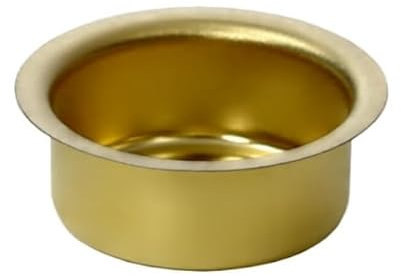 Kerzenhalter Messing 10-22mm - Tüllen und Tropfenfänger messing - einzeln oder als Set für 10mm, 12mm, 14mm, 17mm, 20mm und 22mm Kerzen, Größe:22mm Tülle Adventskerzen, Anzahl:4 Stück