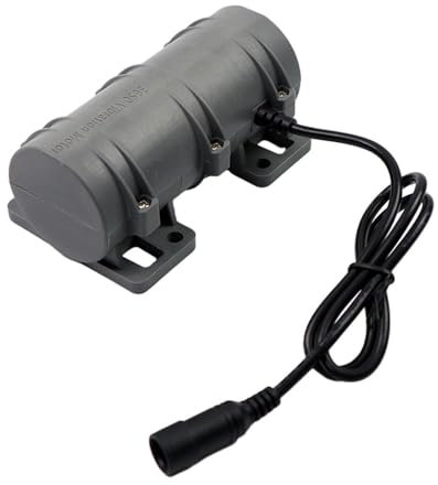 DC12V/24V Vibrationsmotor, 3800 U/min Doppelter Exzentrischer Vibrationsmotor Für Massageliege Stuhl Medizinische Instrumente,Langlebiger Vibrationsmotor (12V Motor)