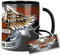 MasTazas Harley Tasse Davidson A Tasse Ceramique Intérieure et Poignée Noire Mug