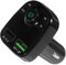 Gatuida LCD Display Car Audio Player MP3 Player USB Charging Hands Black Multi-Function Player for Car Essentials