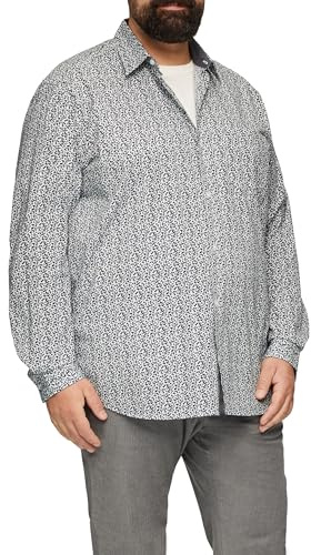 s.Oliver Slim Fit: Gemustertes Hemd mit Kentkragen