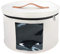 DimyFew Filz Hutbox für Ordentliche Aufbewahrung von Hüten, Weiß 40x26cm