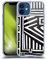 Head Case Designs Geometrische Graphik Schwarz-Weiss Muster Doodle Softgelhülle Kompatibel Mit Apple iPhone 12 Mini Und Kompatibel Mit Magsafe Zubehör