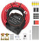 5M Split Charge Relay Kit, 12V 140Amp Smart Dual Battery Isolator, Manual/Auto Modes Voltage Sensitive Relay Kit, IP68 Waterproof, Voltage Display for Campervan Van Truck SUV RV ATV UTV Boat
