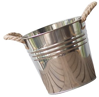 INOOMP Seau à Fleurs avec Poignée Corde Pot De Fleurs Décoratif pour Jardin Ou Intérieur