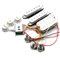 Kit Pré-Câblé Guitare Ensemble Faisceau De Câbles De Micro De Guitare Électrique Pré-câblé Ensemble De Contrôle 2T1V Micro SSH Pour Guitare Électrique ST(White)