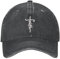MIMAYIN Faith Jesus Christian Baseball Cap Stickerei Basecap Verstellbare Baumwolle Reine Farbe Baseballmütze Sport Visier Hut für Damen Herren