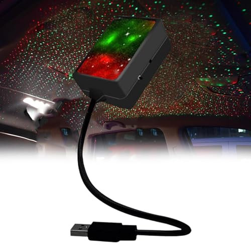 Minis Led Projection Lamp Star Night, USB Night Light Projector Starry Light for Car, LED Roof Atomphere Light, USB Night Star Ceiling Lights for Car, Bedroom, Living Room