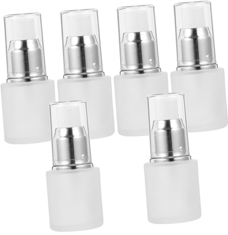 MOTHNUR 6pièces Flacon à Lotion De Bouteilles à Pompe Pression pour Cosmétiques Recharge Liquide Et Vaisselle pour Maison Et Voyage Design Élégant Et Pratique