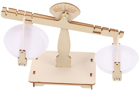 TOYANDONA Holz Balancewaage DIY Bausatz für Montessori Pädagogisches Lernspielzeug Kleines Waagen Kreativität Feinmotorik und Gleichgewichtserfahrung