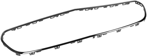BRRNOO Kühlergrill-Einfassung, Kühlergrill-Einfassung, Zierleiste, Grillrahmen, Einfache Installation, 2138850200, für E-Klasse W213 C238 AMG Line Pre Facelift 2017 Bis 2020 (glänzend schwarz)