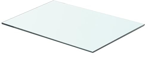 vidaXL Shelf Panel Glass Clear 50x30 cm