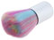 Brosse de coupe de cheveux cou plumeau barbiers outil de nettoyage de coiffure arc-en-ciel