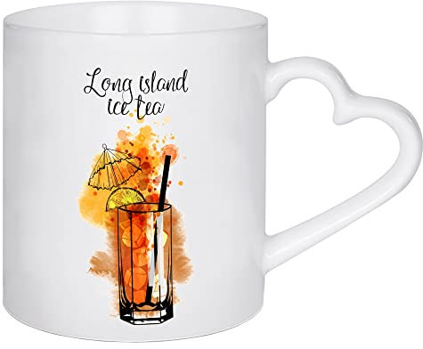 artboxONE Herztasse Long Island Ice Tea Cocktail von Tatiana Davidova - Herztasse Essen & Trinken/Alkohol