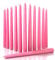 CANDWAX 30 cm Taper Candles Set of 12 - Dripless and Smokeless Candle Unscented - Slow Burning Candle Sticks Ideal as Christmas Candle or Dinner Candles – Pink Candles