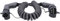 KS Tools 117.7365 Cavo di ricarica a spirale efuturo tipo 2 su connettore tipo 2, 3 fasi, fino a 11 kW, 32 A, 400 V, modalità 3, 5 metri