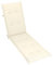 Tidyard Liegestuhl-Auflage Stuhlkissen Hochlehnenkissen Liegenauflage Stuhlauflage Deckchair Sonnenliege Liege Kissen Polster Polsterauflage Creme (75+105) x50x4 cm Stoff