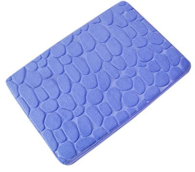 Hochflor Teppich wohnzimmerteppich Langflor eppiche für Wohnzimmer flauschig Shaggy Schlafzimmer Bettvorleger Outdoor Fußmatten, Dekor, Wohnteppich, Zuhause, Großer Teppich (Blue, One Size)